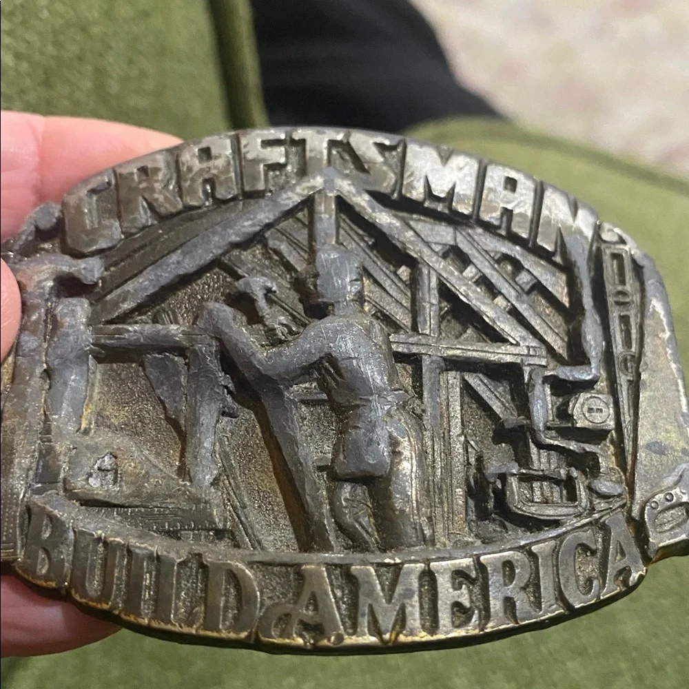 Vintage craftsman belt buckle